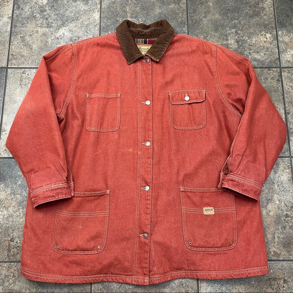 Men’s Vintage River Edge Duffle Jacket Size 3XL